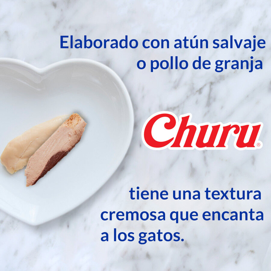 60 sobres x 14 g Churu Variedades de At&uacute;n Snack L&iacute;quido para gatos, , large Imagen numero 6