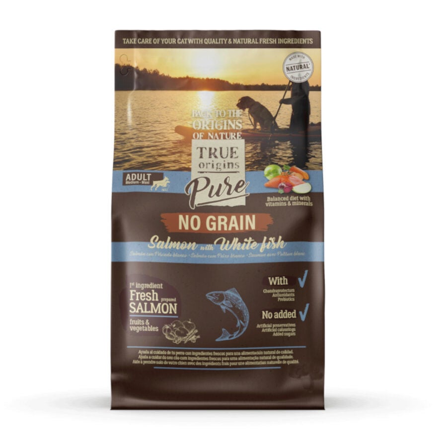 12 kg True Origins Pure Salm&oacute;n pienso para perros, , large indicador imagen numero 1