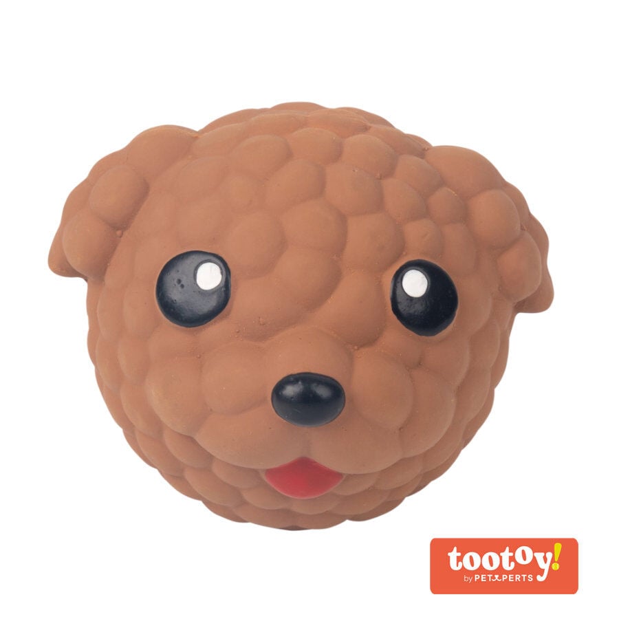 Tootoy! Chew Poodle mordedor de l&aacute;tex con sonido para perros, , large indicador imagen numero 1