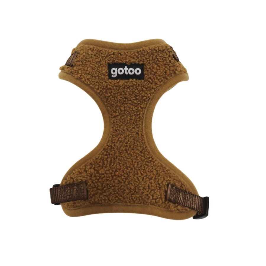 Gotoo Arn&eacute;s ajustable teddy marr&oacute;n para perros, , large indicador imagen numero 1