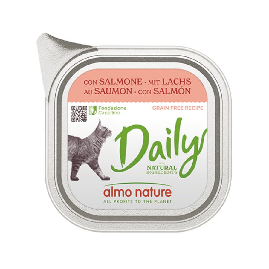 100 g Almo Nature Daily Grain Free Salm&oacute;n para gatos, , large Imagen numero 1