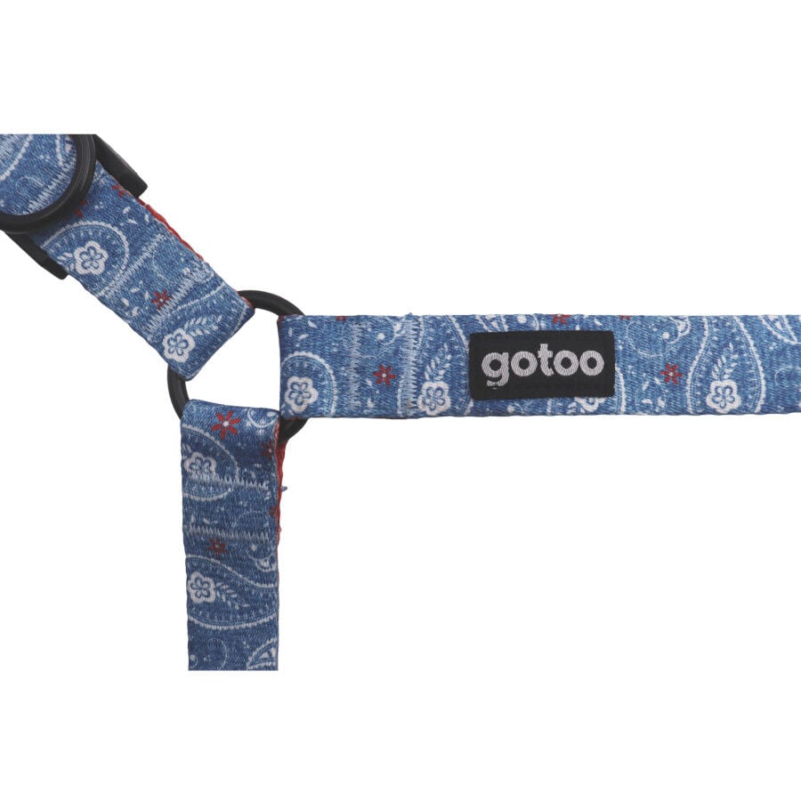 Gotoo Arn&eacute;s estampado cachemira azul para perros, , large Imagen numero 4