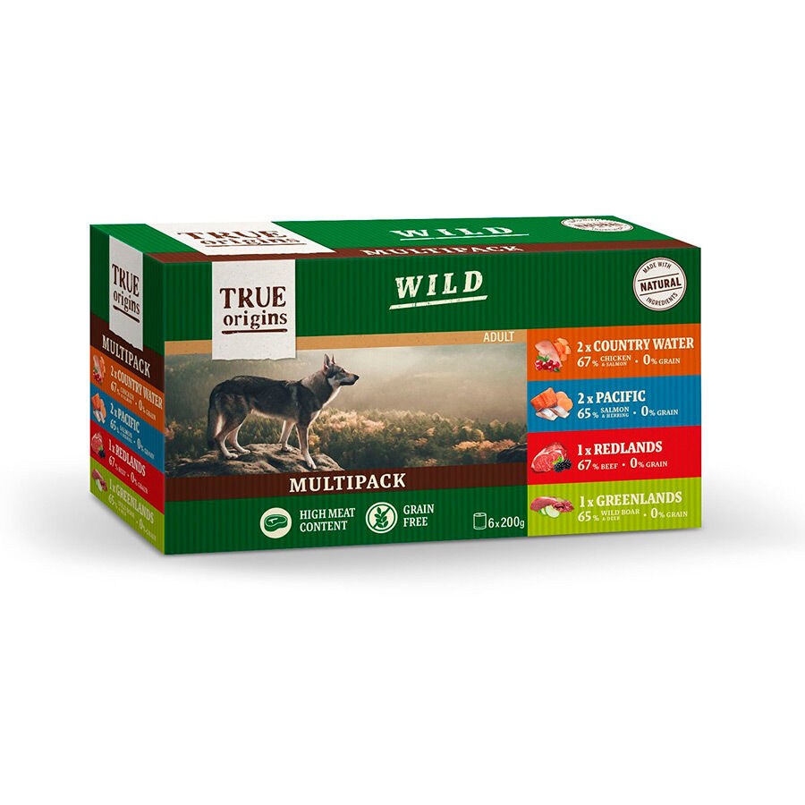6 latas x 200 g True Origins Wild lata para perros, , large Imagen numero 1
