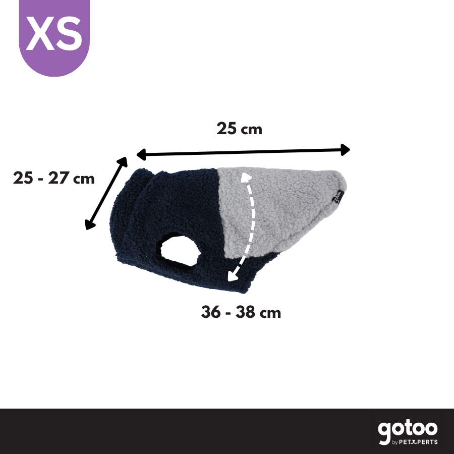 Gotoo Chaqueta Azul y Gris para perros, , large indicador imagen numero 4