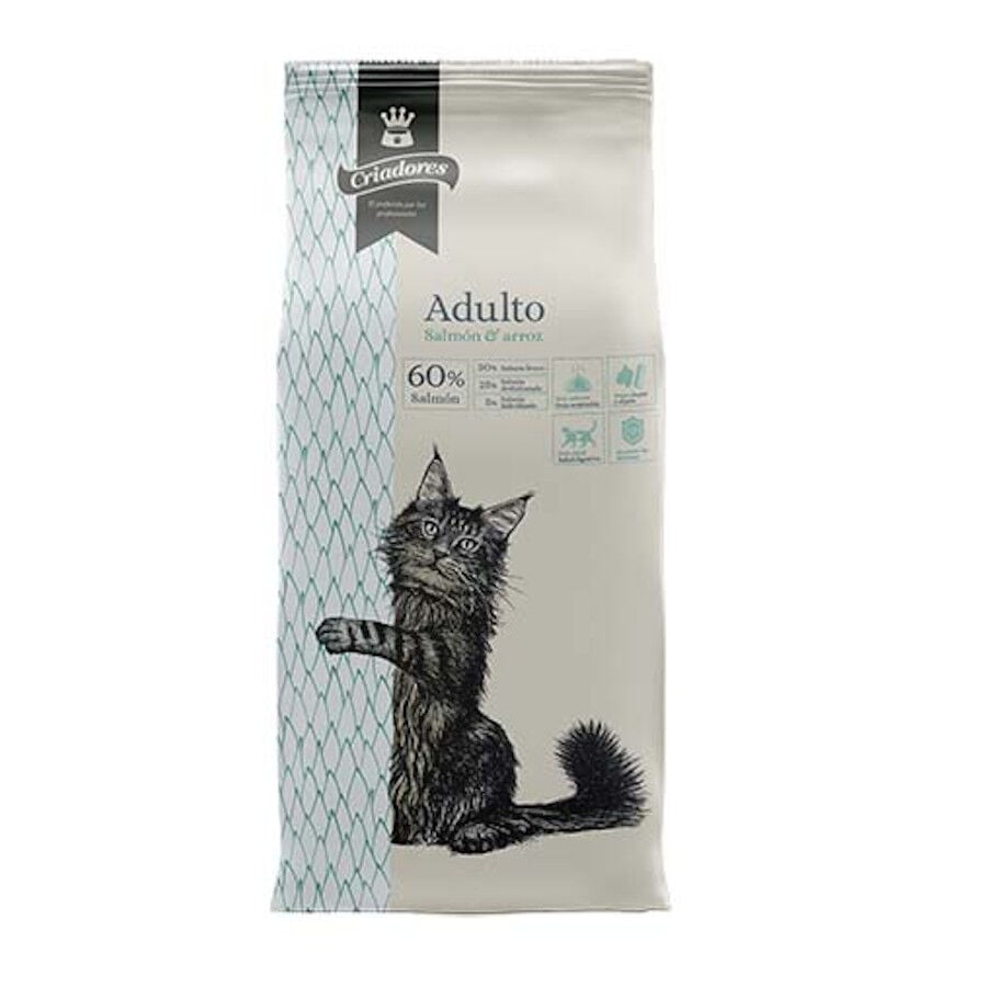 Criadores Adulto Salm&oacute;n y Arroz  pienso para gatos 