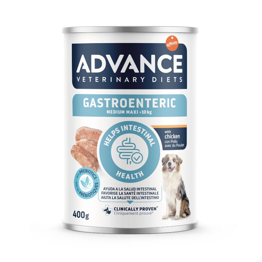 Advance Veterinary Diets Gastroenteric Medium Maxi Comida H&uacute;meda para Perros