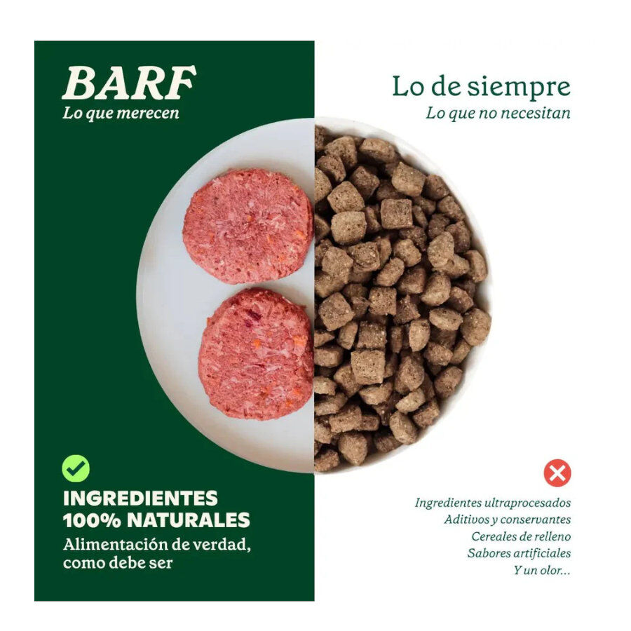 1 kg Wild Balance Men&uacute; Barf pollo y verduras comida congelada para perros, , large Imagen numero 5