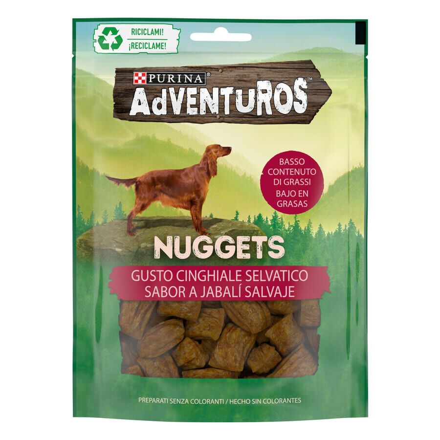 90 g Adventuros Nuggets de Jabal&iacute; para perros, , large Imagen numero 1