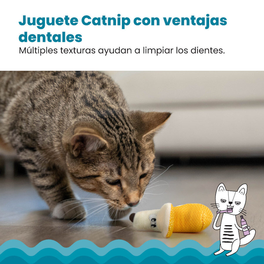 Catstages Dental Peluche Banana para gatos, , large indicador imagen numero 2