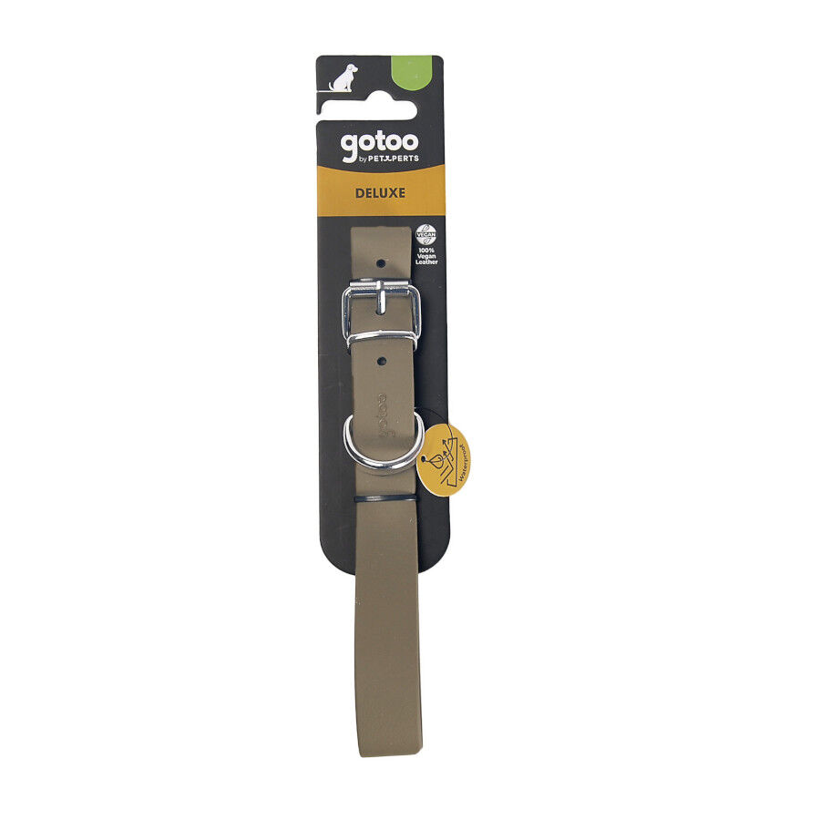 Gotoo Collar Biothane verde oliva para perros, , large Imagen numero 10