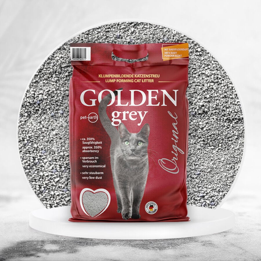 7 kg Golden Grey Arena Fina Aglomerante para gatos, , large indicador imagen numero 2