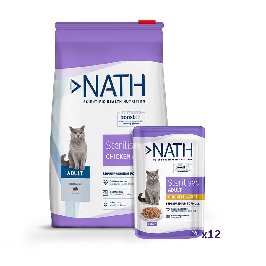 Pack Comida Gatos Esterilizados Nath Imagen numero 1