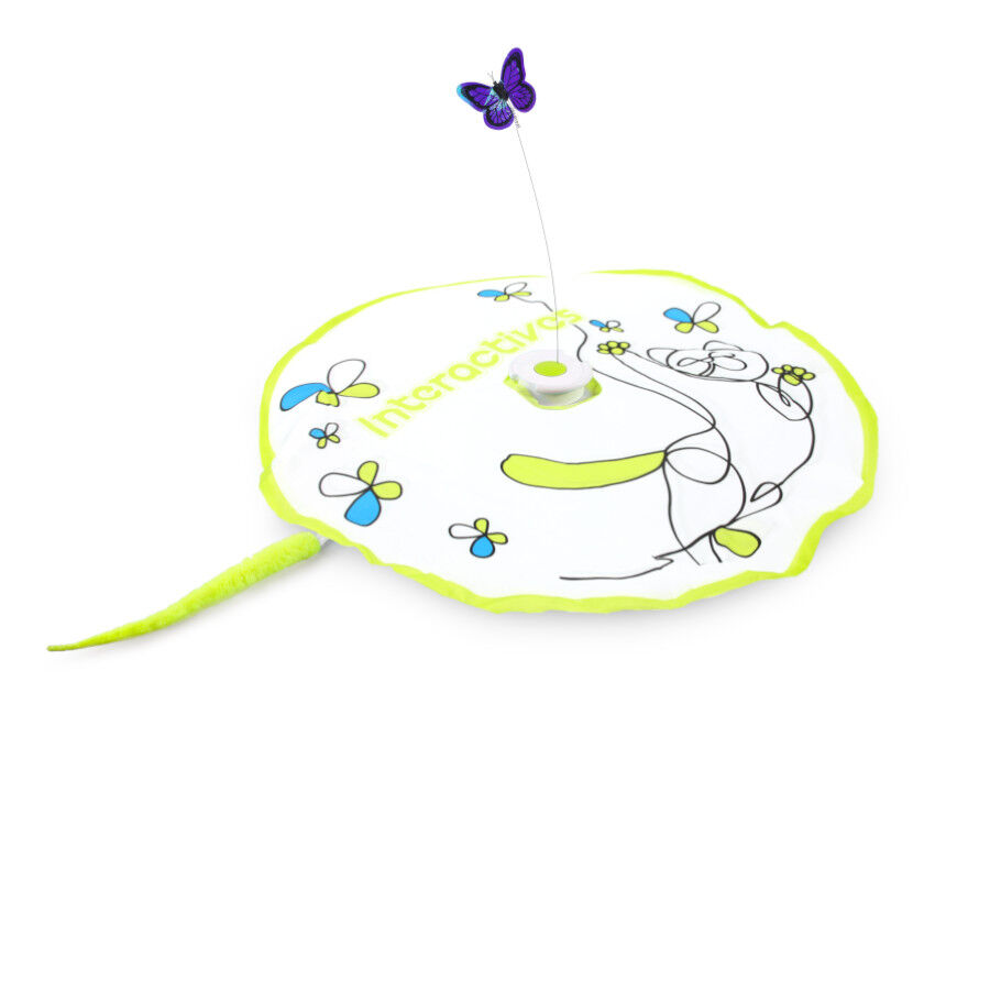 All For Paws Interactives  Juguete Piel Insecto para gatos, , large indicador imagen numero 2
