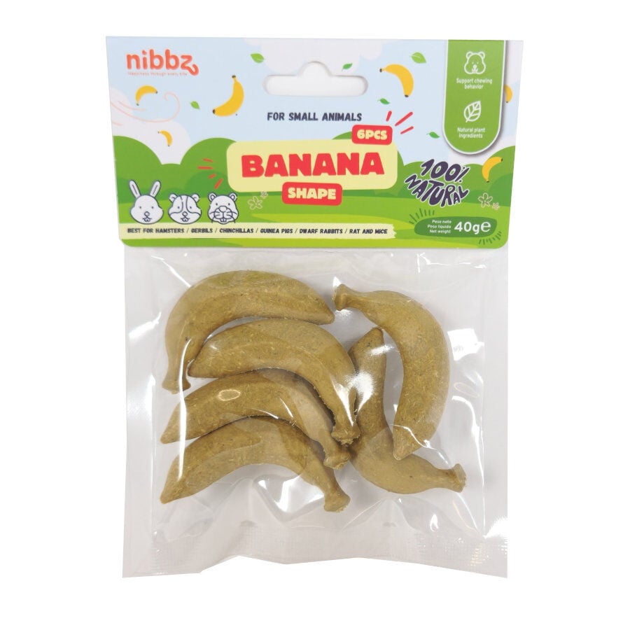 Nibbz Banana Snack para roedores, , large indicador imagen numero 1