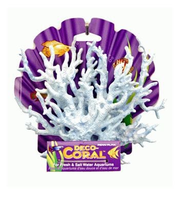 Penn Plax decoraci&oacute;n acuarios coral azul y blanco Imagen numero 1