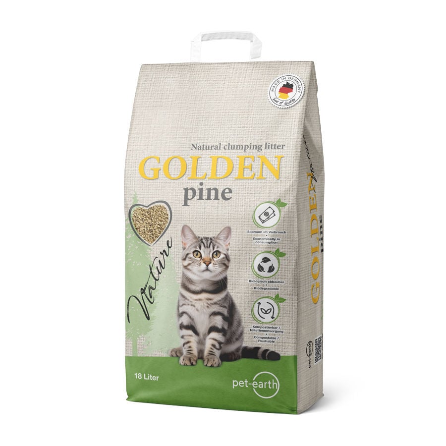 Golden Grey Pino Arena Aglomerante para gatos, , large indicador imagen numero 2