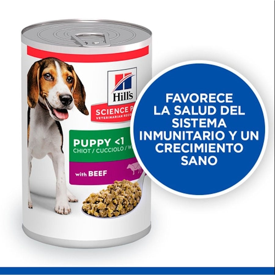 370 g Hill's Science Plan Puppy Ternera en Pat&eacute; lata para perros, , large indicador imagen numero 4