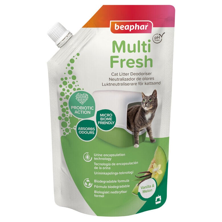 Beaphar Multi Fresh Vainilla y Mel&oacute;n Neutralizador de olores para gatos, , large indicador imagen numero 1