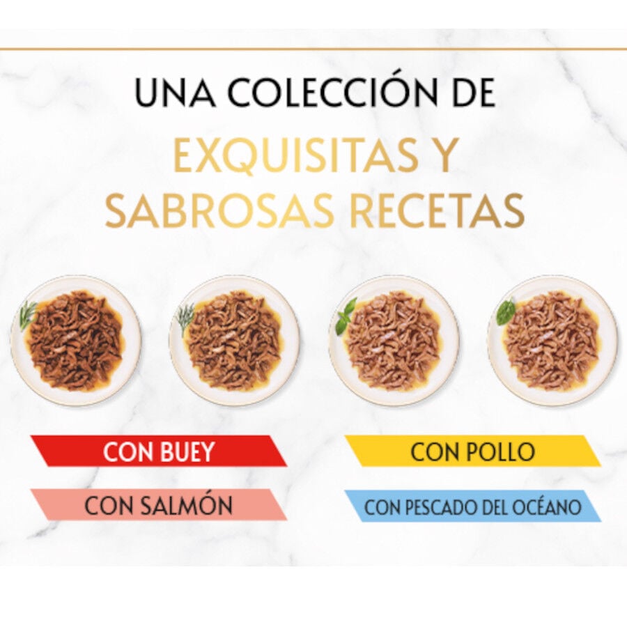 96 latas x 85 g Gourmet Gold Delicias Suculentas Mixtas lata para gatos, , large Imagen numero 4