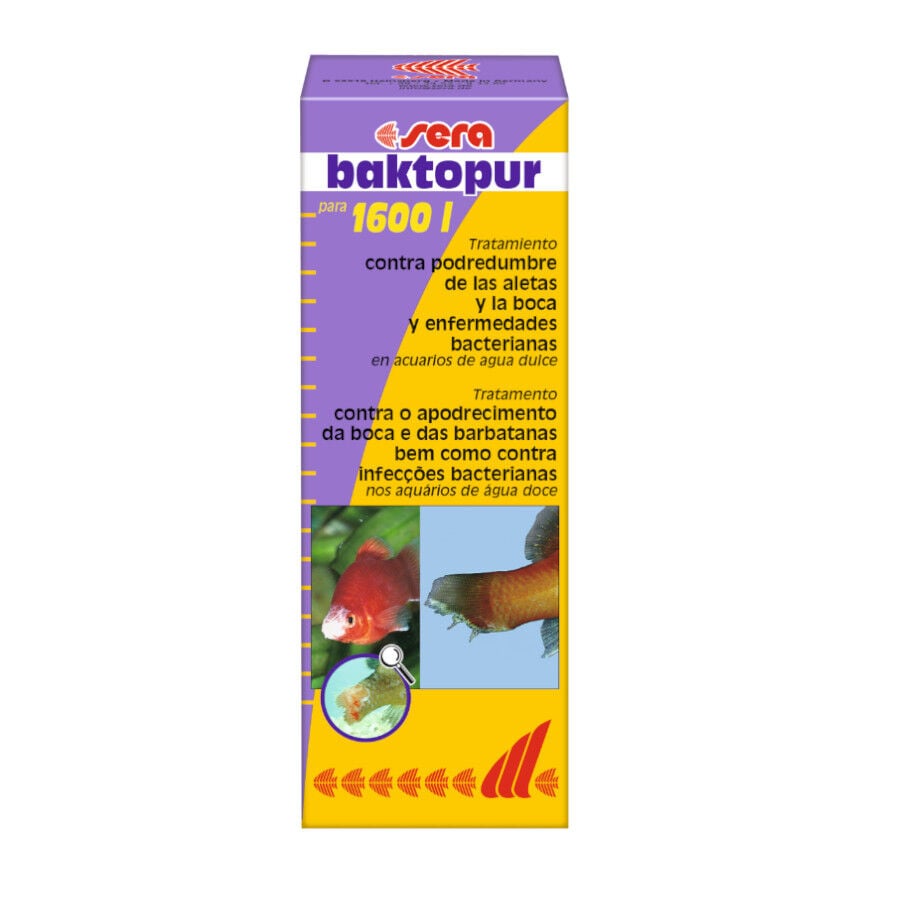 Sera Baktopur Acondicionador Bactericida de Agua para acuarios, , large Imagen numero 1