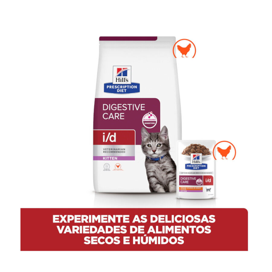 1.5 kg Hill's Prescription Diet i/d Digestive Care Kitten Digestivo Pienso Pollo para gatos, , large indicador imagen numero 7