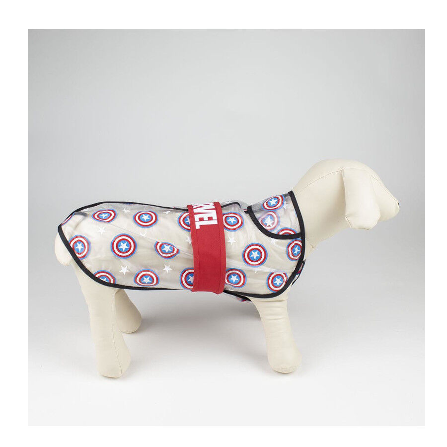 Disney Marvel Chubasquero Capit&aacute;n Am&eacute;rica para perros, , large indicador imagen numero 3