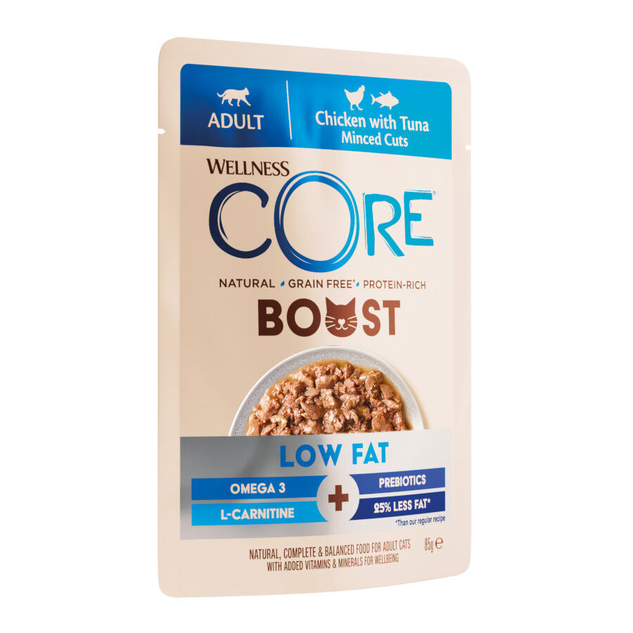 85 g Wellness Core Boost Low fat Pollo y At&uacute;n sobre para gatos, , large Imagen numero 2
