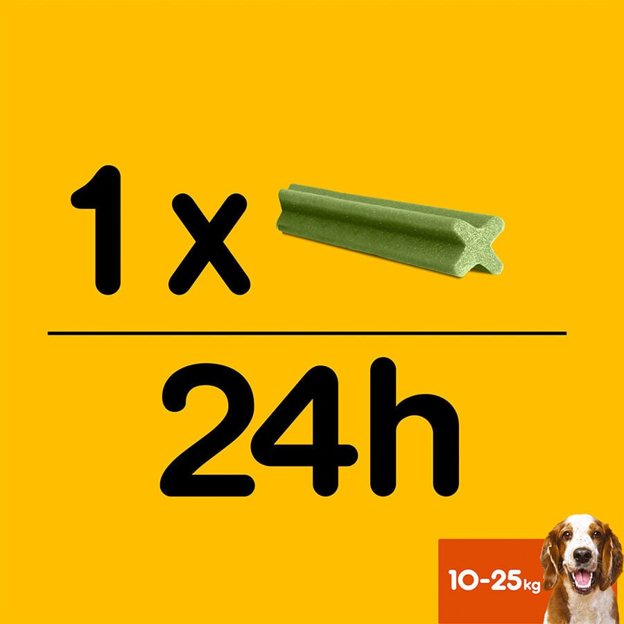 28 barritas Pedigree Dentastix Fresh Snacks Dentales para Perros Medianos, , large Imagen numero 9