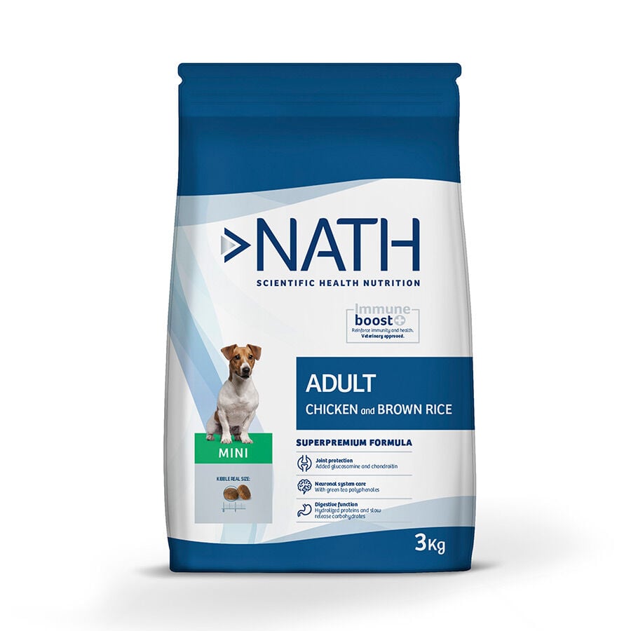 3 kg Nath Adult Mini Pollo pienso para perros, , large Imagen numero 1