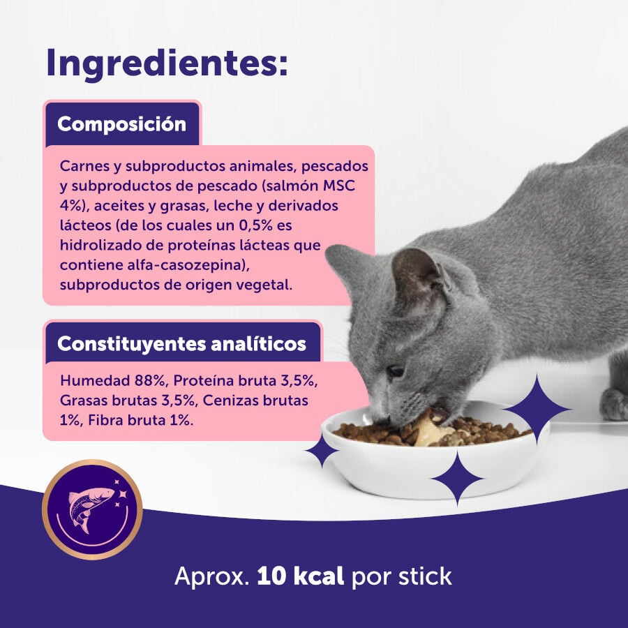 6 barritas Feliway Ceva Happy Snack Salm&oacute;n para gatos, , large indicador imagen numero 7