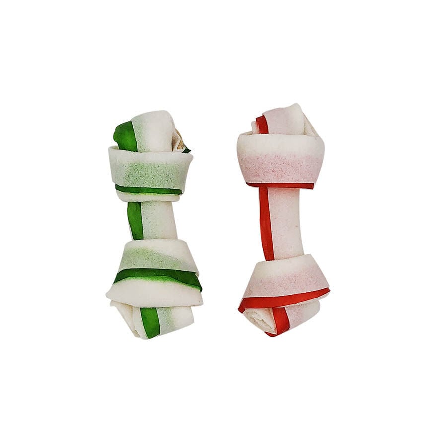 Guau Christmas hueso Knotted snack para perros Imagen numero 1