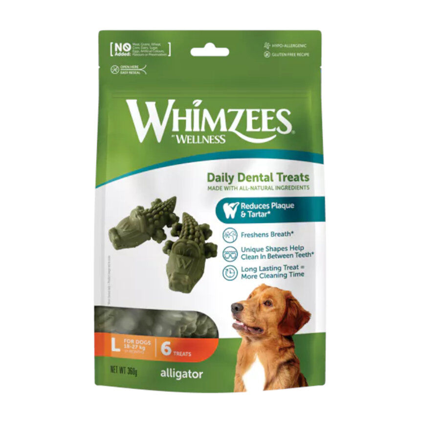 6 barritas Whimzees Snacks Dentales Erizo para perros de razas grandes, , large Imagen numero 1