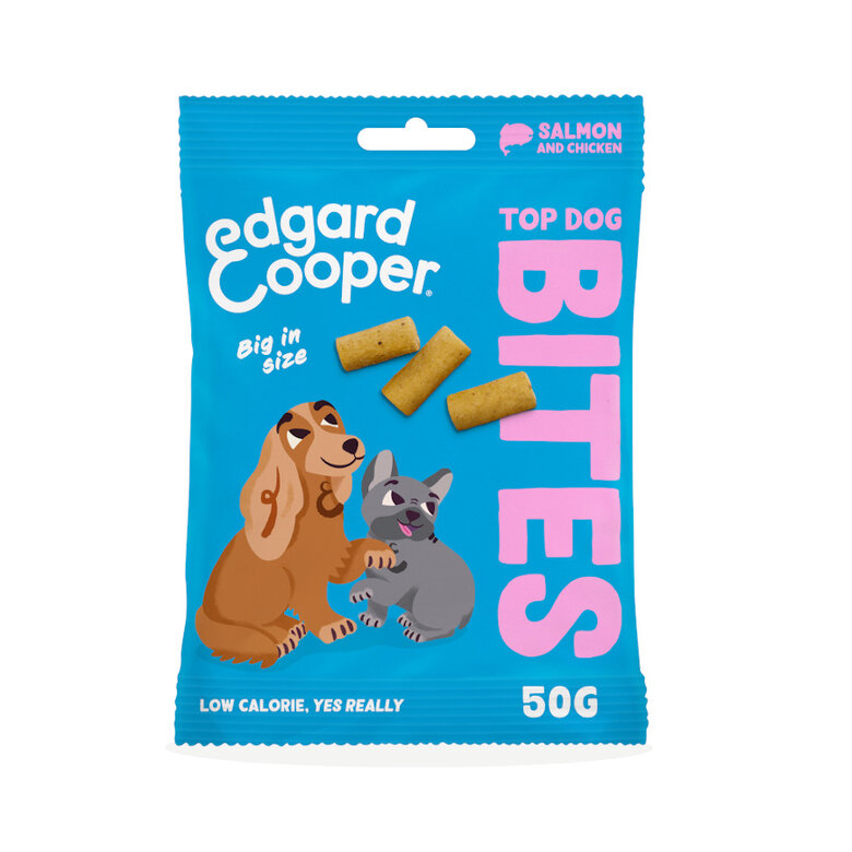 Edgard & Cooper Bocaditos Grandes de Salm&oacute;n y Pollo snack para perros