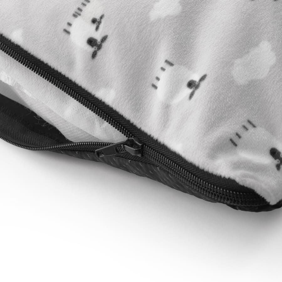 Leeby Cama gris con ovejitas desenfundable para cachorros, , large indicador imagen numero 10