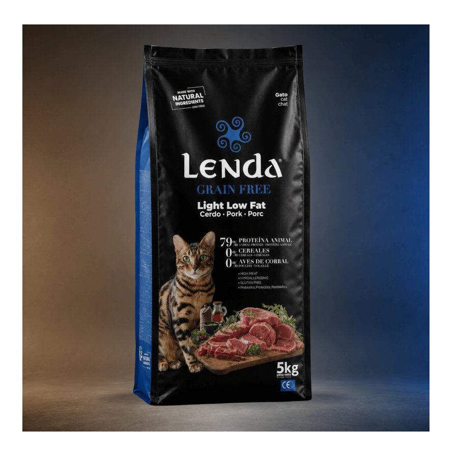 5 Kg Lenda Grain Free Light Conejo y Cerdo pienso para gatos, , large indicador imagen numero 2