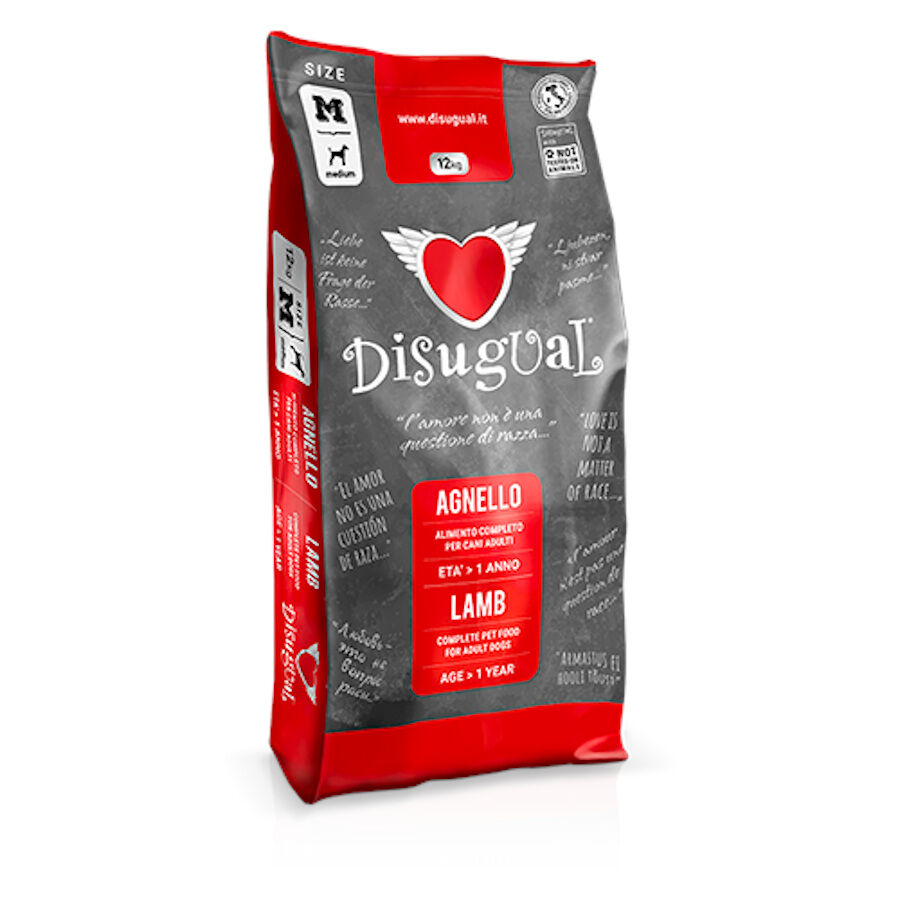 12 kg Disugual Medium Adult Cordero pienso para perros, , large Imagen numero 1