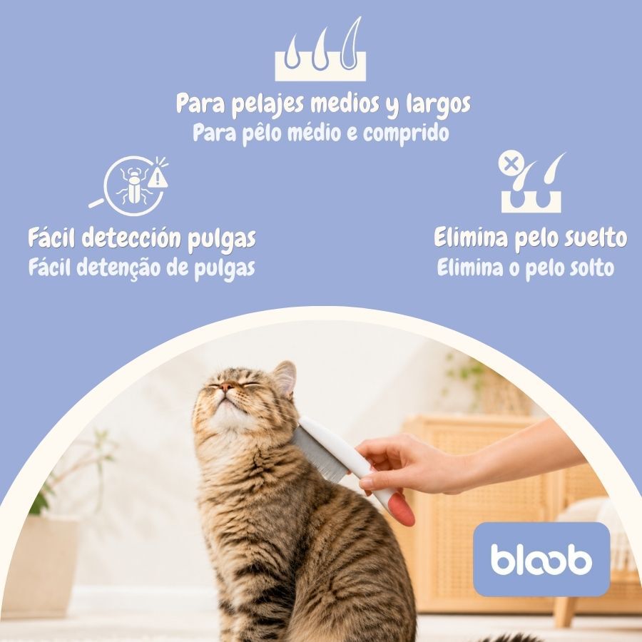 Bloob Peine Antipulgas para gatos, , large indicador imagen numero 3
