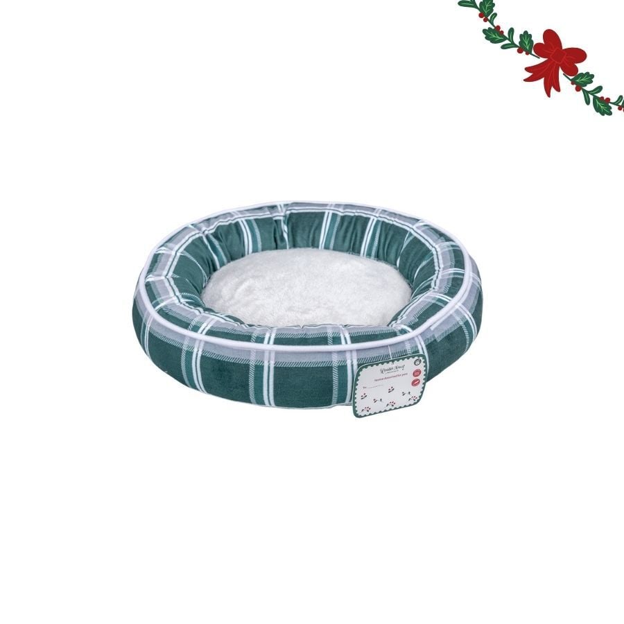 Wonder Christmas Cama Donut Rayas para gatos, , large Imagen numero 6