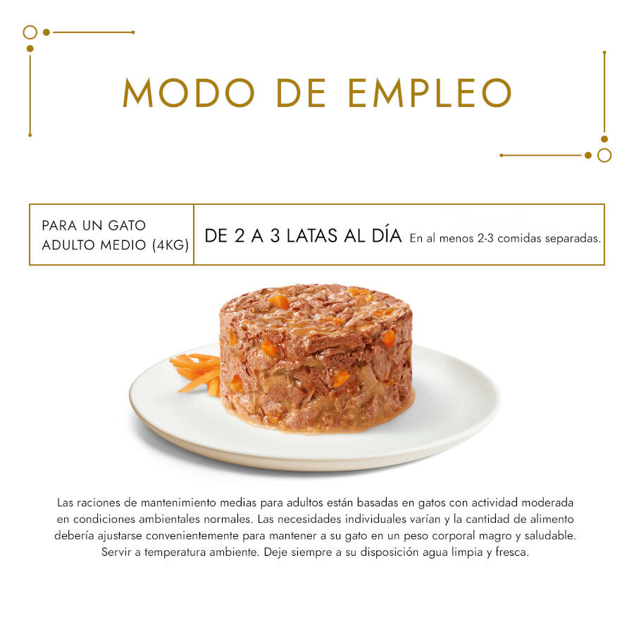 8 latas x 85 g Gourmet Gold Tartelette Pastel de Carne lata para gatos, , large indicador imagen numero 3