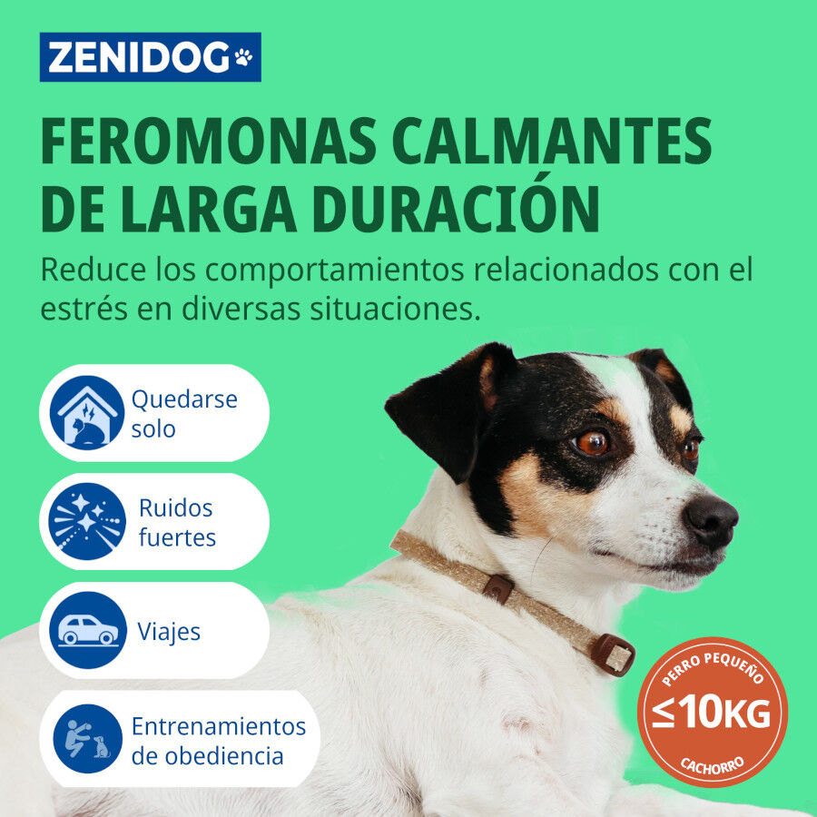 Virbac Zenidog Collar Calmante para cachorros y perros peque&ntilde;os, , large Imagen numero 2