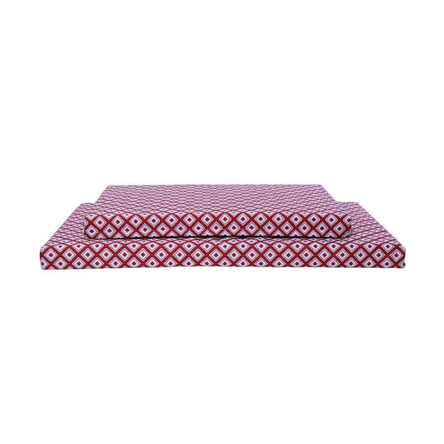 Leeby colch&oacute;n impermeable rojo para perros, , large indicador imagen numero 8
