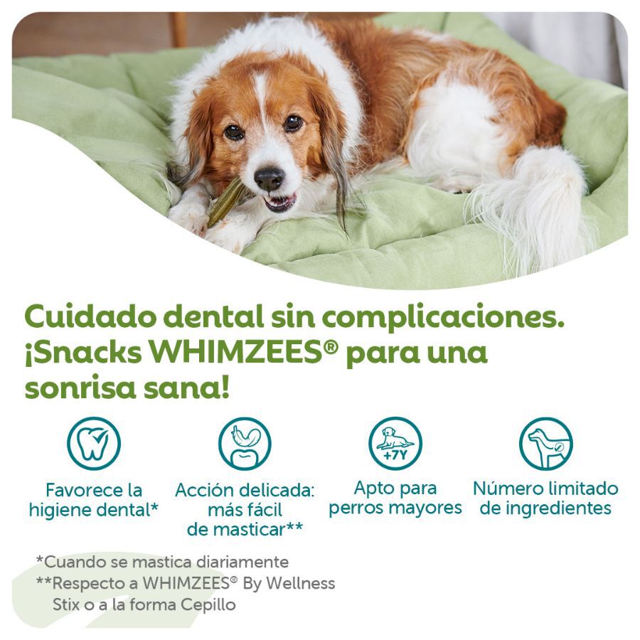 14 barritas Whimzees Snacks Dentales Soft Value Bags M para perros, , large indicador imagen numero 6