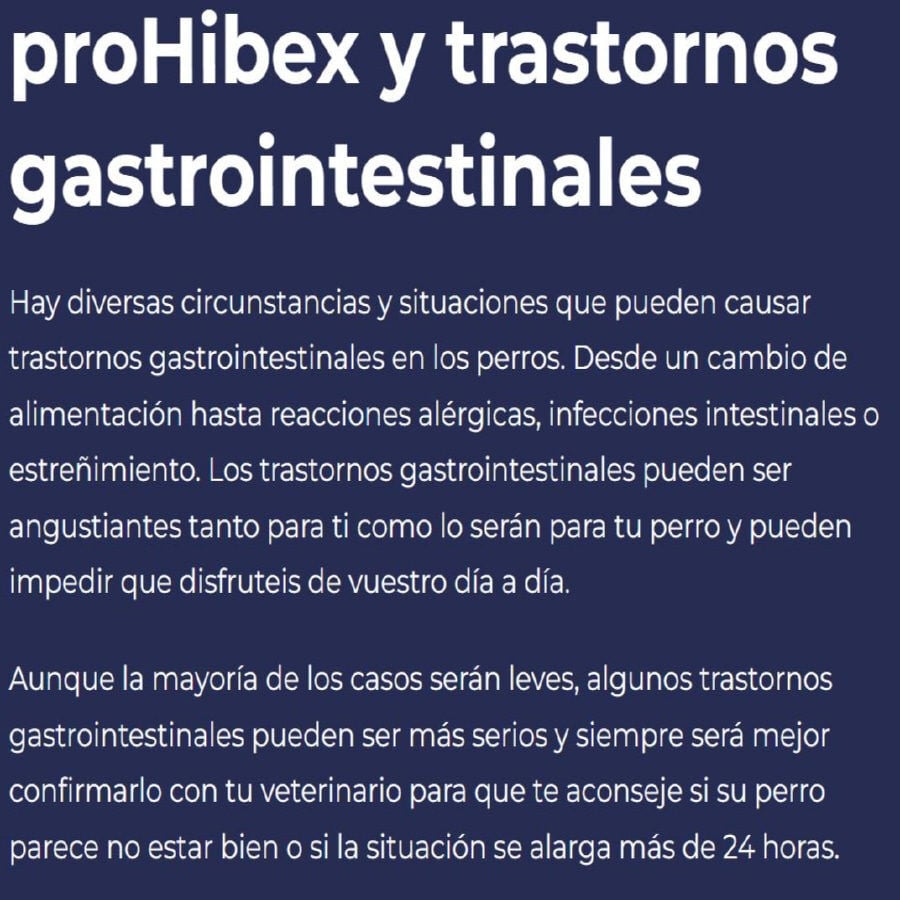 6 comprimidos (Perros -25 kg) Ecuphar Prohibex Suplemento Gastrointestinal para perros, , large indicador imagen numero 4