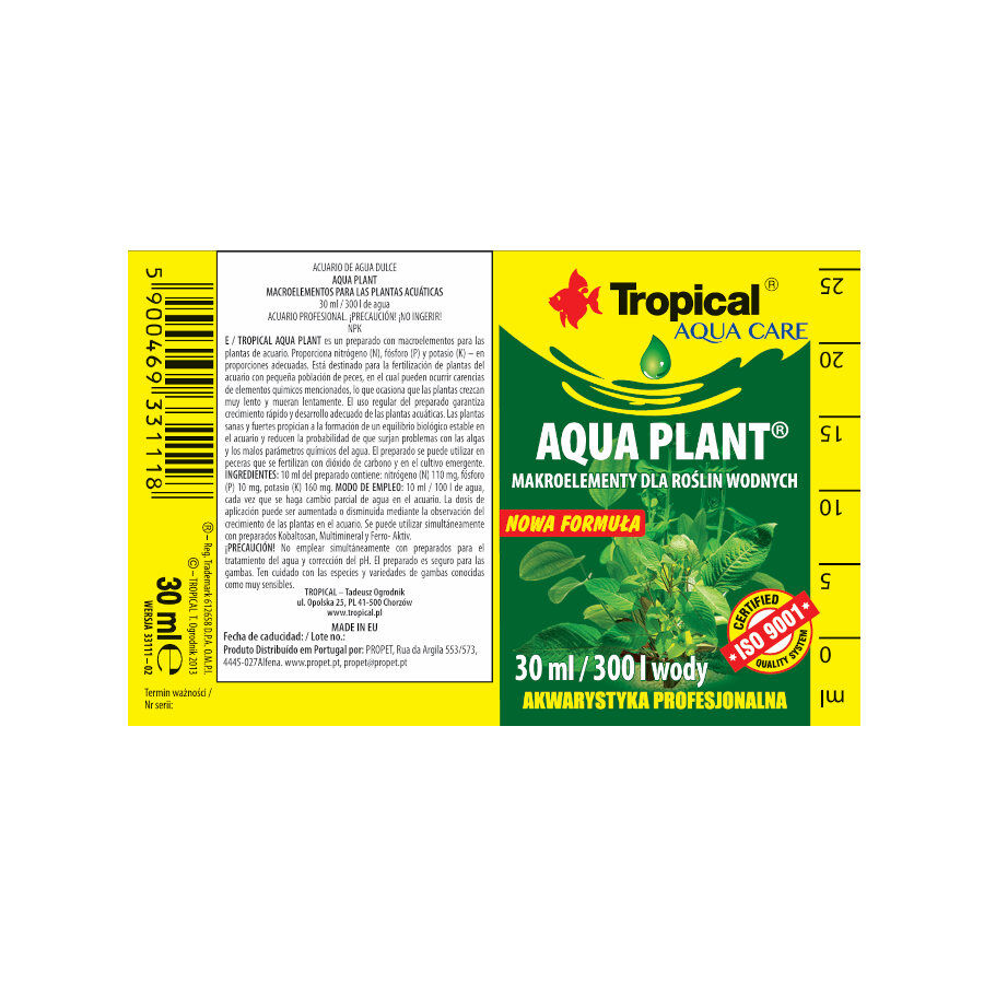 30 ml Tropical Aqua Plant Macroelementos Para Las Plantas acu&aacute;ticas, , large indicador imagen numero 2