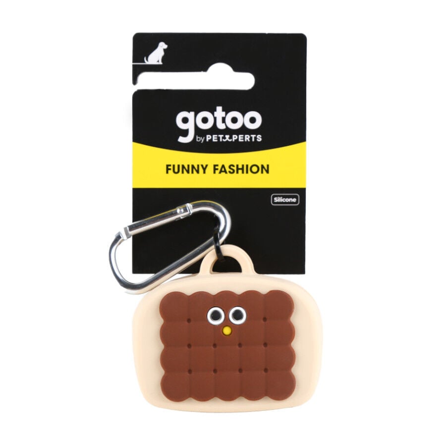 Gotoo Porta bolsas silicona marr&oacute;n para perros, , large indicador imagen numero 6