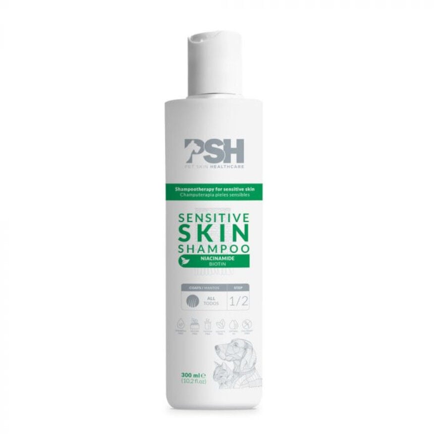 PSH Sensitive Skin Champ&uacute; para perros y gatos, , large indicador imagen numero 1