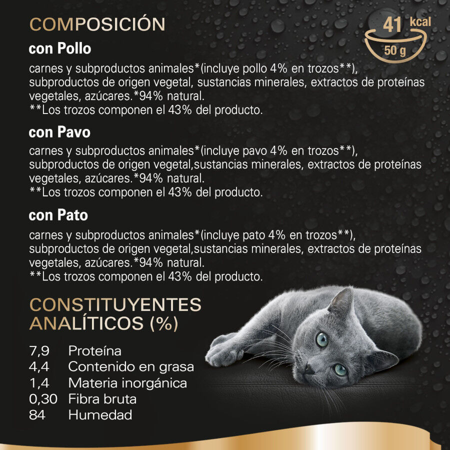 6 sobres x 50 g Sheba D&eacute;lices du Jour en Salsa de pollo, pavo y pato alimento h&uacute;medo para gatos, , large Imagen numero 3