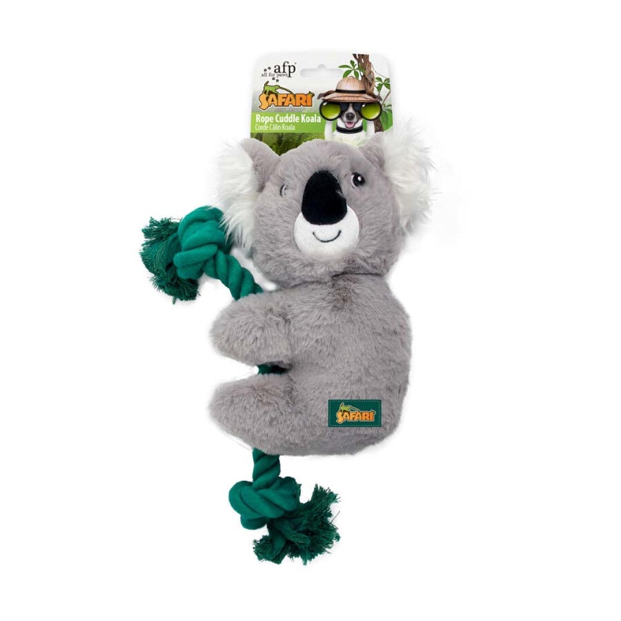 All For Paws Safari Cuddle Koala con Cuerda Juguete para perros, , large indicador imagen numero 2