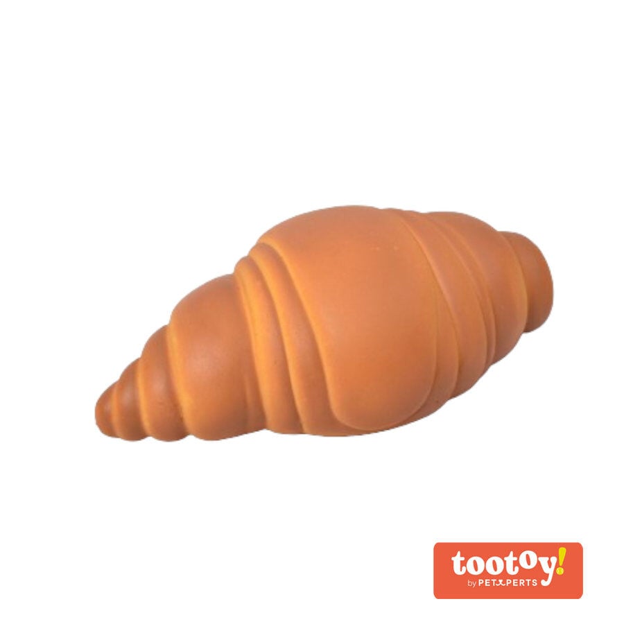 Tootoy! Chew Baked Croissant mordedor con sonido para perros, , large indicador imagen numero 2