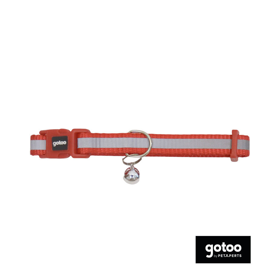 Gotoo Collar reflectante rojo para gatos, , large indicador imagen numero 2